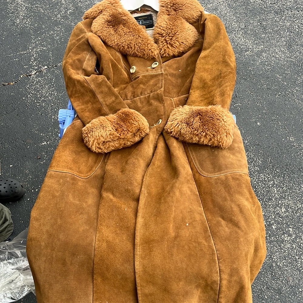 1960s Vintage Original Abercrombie and Fitch Women’s Medium Fur Trench Coat